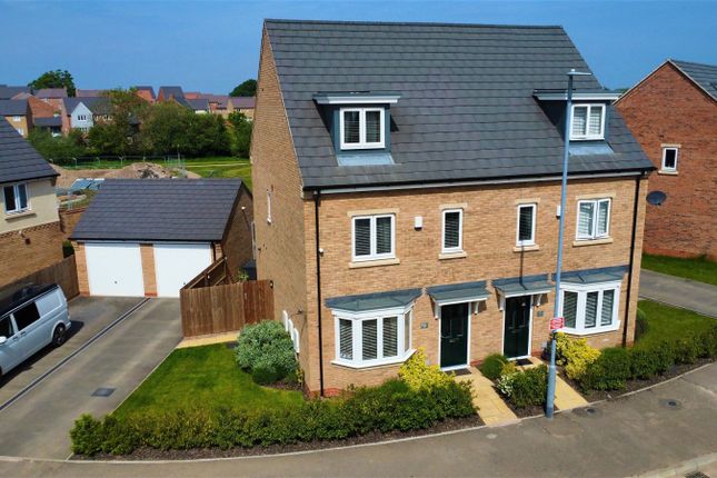 Thumbnail Semi-detached house for sale in Buttercup Lane, Shepshed, Loughborough