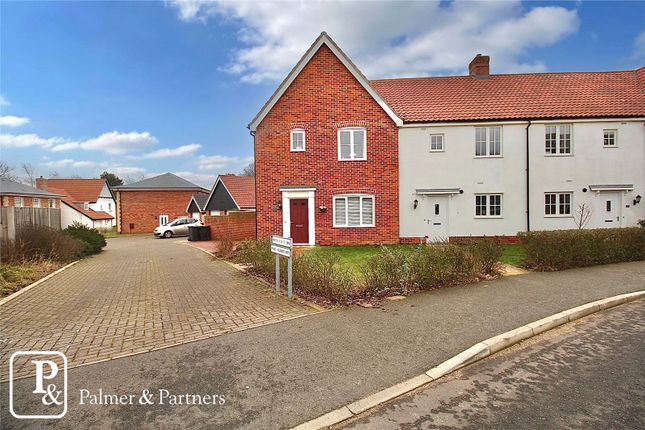 Thumbnail End terrace house for sale in Ammonite Drive, Needham Market, Ipswich, Suffolk