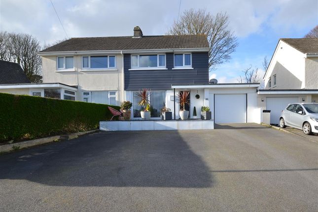 Semi-detached house for sale in Bosmeor Road, Falmouth