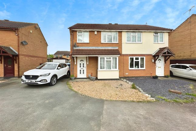 Semi-detached house for sale in Wren Close, Syston