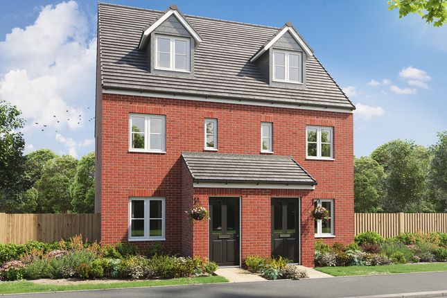Thumbnail Semi-detached house for sale in "The Saunton" at Desborough Road, Rothwell, Kettering