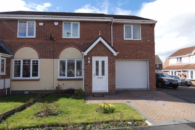 Thumbnail Semi-detached house for sale in Fox Covert, Spennymoor