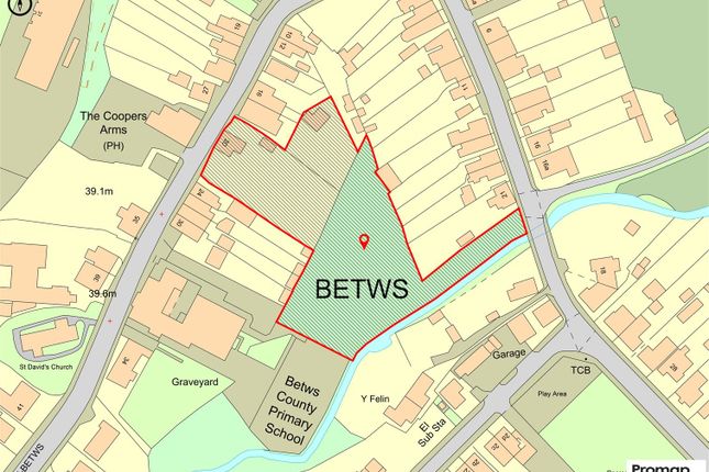 Thumbnail Land for sale in Betws Road, Betws, Ammanford