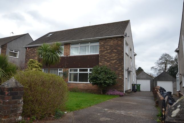 Thumbnail Semi-detached house to rent in Heol Lewis, Cardiff