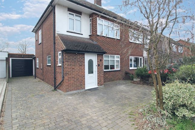 Thumbnail Semi-detached house to rent in Freshwell Gardens, West Horndon