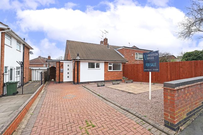 Thumbnail Semi-detached bungalow for sale in Dorset Avenue, Glenfield, Leicester, Leicestershire