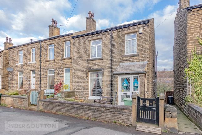 Thumbnail End terrace house for sale in Stoney Lane, Longwood, Huddersfield, West Yorkshire