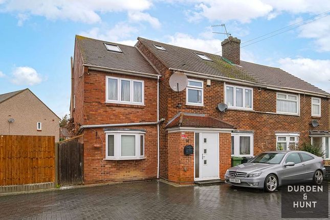 Thumbnail Semi-detached house for sale in Rosewood Avenue, Hornchurch