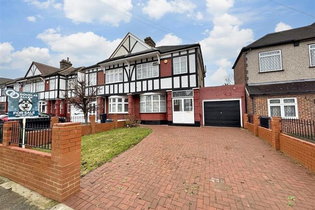 Thumbnail Semi-detached house for sale in Stradbroke Grove, Ilford, Essex