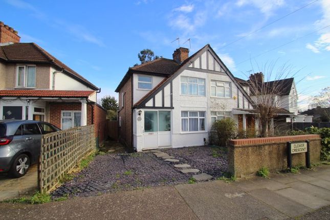 Thumbnail Semi-detached house for sale in Clewer Crescent, Harrow