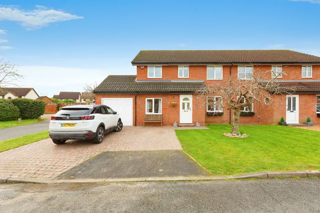 Semi-detached house for sale in Friary Gardens, Newport Pagnell