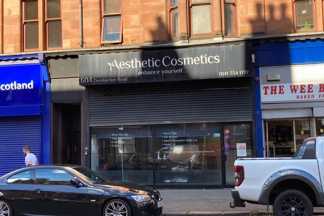 Retail premises to let in Dumbarton Road, Glasgow