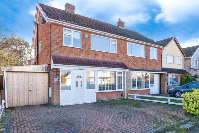 Thumbnail Semi-detached house for sale in Loweswater Drive, Loughborough, Leicestershire
