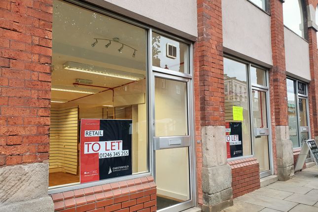 Retail premises to let in Market Place, Chesterfield