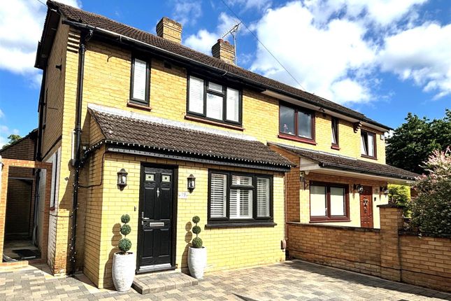 Thumbnail Semi-detached house for sale in Rickman Crescent, Addlestone