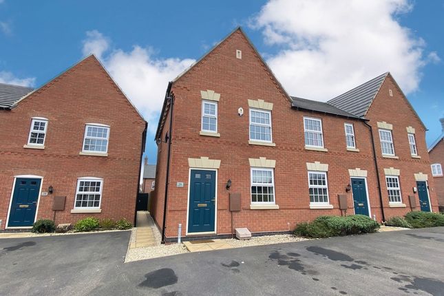 Thumbnail Town house for sale in Blockley Road, Leicestershire, Broughton Astley