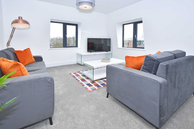 Thumbnail Flat to rent in 36 Queens Gardens Apartments, Newcastle-Under-Lyme