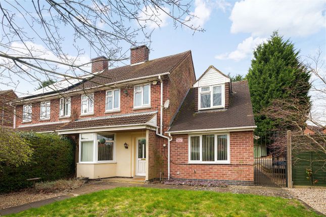Thumbnail Semi-detached house for sale in Woodland Drive, Braunstone, Leicester