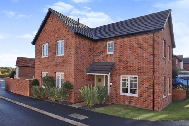 Thumbnail Detached house for sale in Canyon Meadow, Creswell, Worksop, Derbyshire