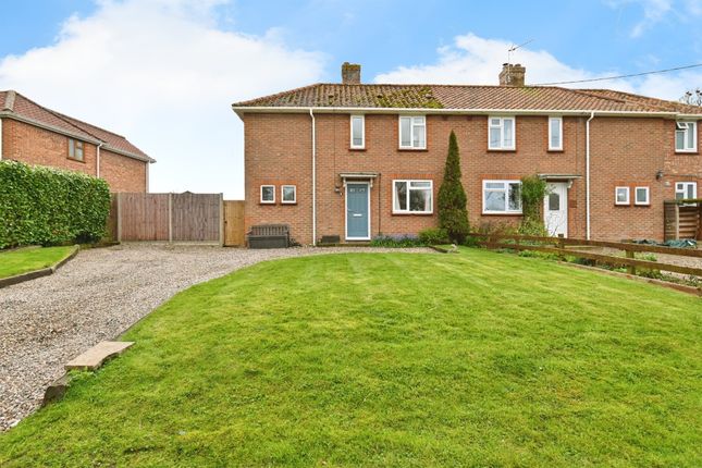 Semi-detached house for sale in Burston Road, Gissing, Diss
