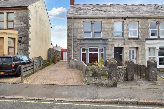 Thumbnail End terrace house for sale in Slades Road, St. Austell, Cornwall