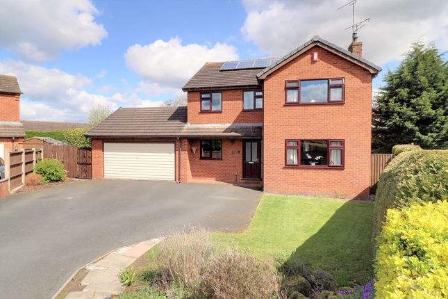 Thumbnail Detached house for sale in Annefield Close, Market Drayton, Shropshire