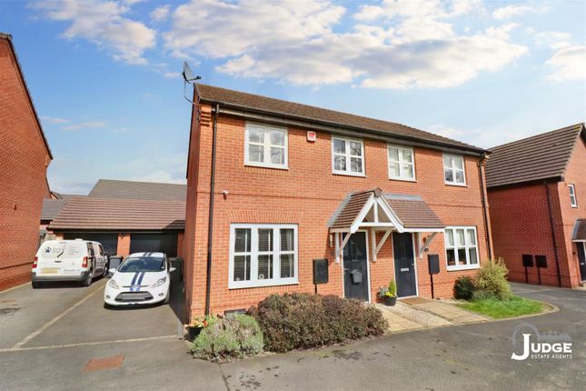 Semi-detached house for sale in Marwins Walk, Anstey, Leicester