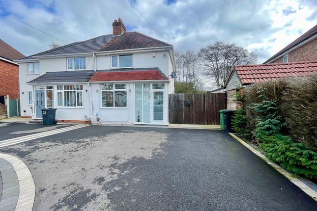 Thumbnail Semi-detached house to rent in Ringswood Road, Solihull
