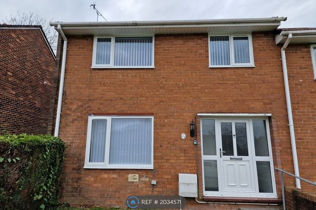 Thumbnail Semi-detached house to rent in Trinity Road, Pontnewydd, Cwmbran