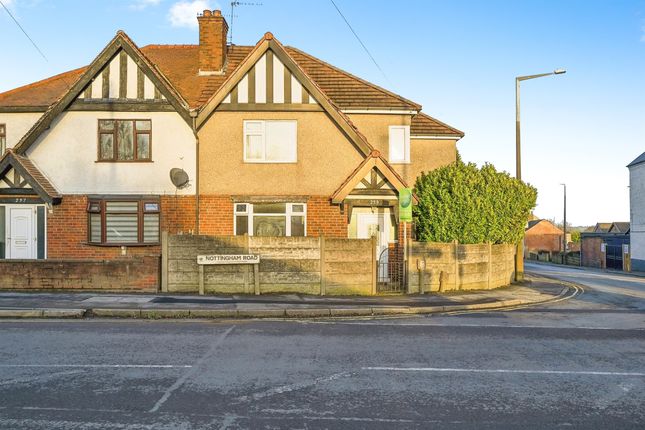Semi-detached house for sale in Nottingham Road, Somercotes, Alfreton