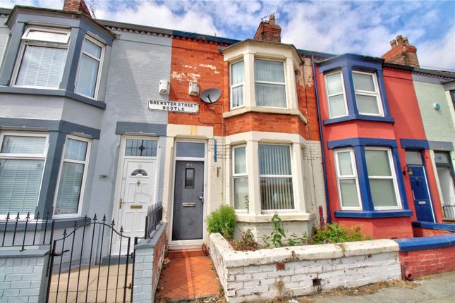 Thumbnail Terraced house for sale in Brewster Street, Bootle, Merseyside