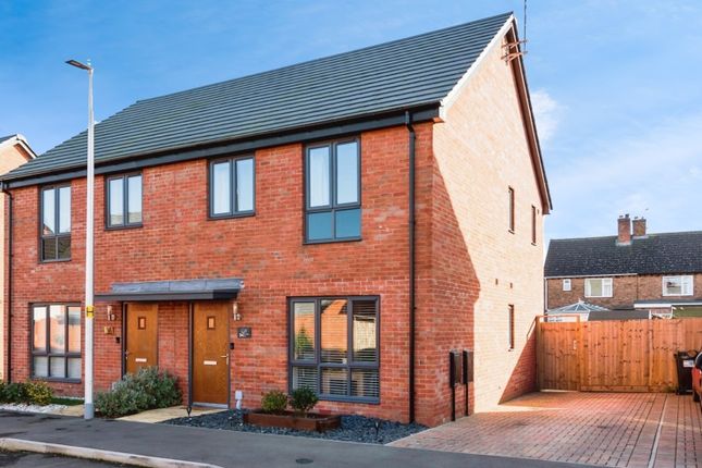 Thumbnail Semi-detached house for sale in Sparrowdale Close, Grendon, Atherstone