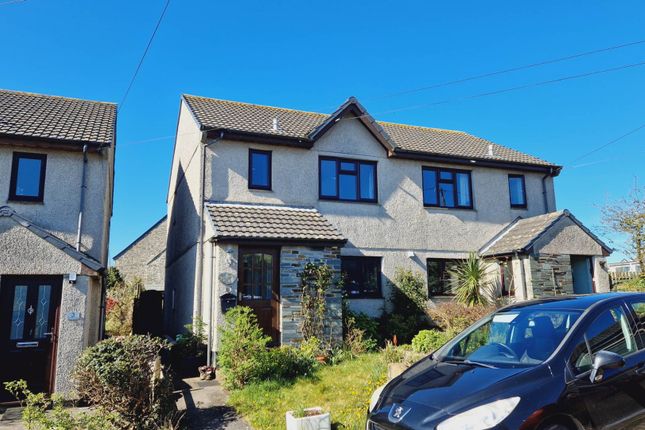 Semi-detached house for sale in Tresparrett, Cornwall