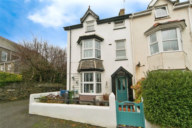 Thumbnail End terrace house for sale in Glasfor Terrace, Criccieth, Gwynedd