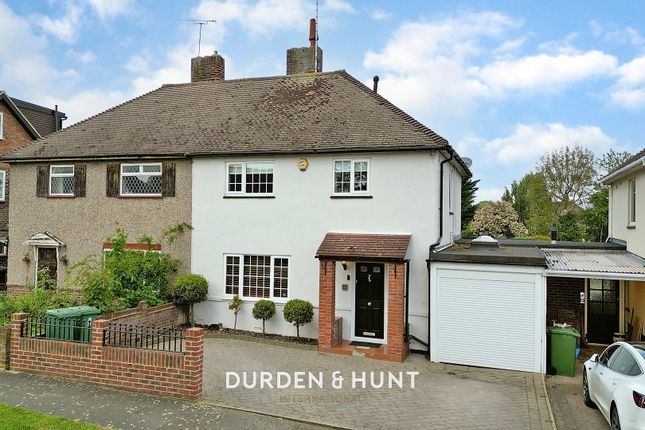 Thumbnail Semi-detached house for sale in Bishops Hall Road, Pilgrims Hatch, Brentwood