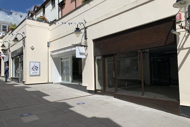 Retail premises to let in Unit 5 Market Jew Street, Penzance, Cornwall