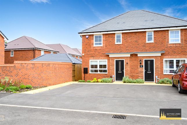 Thumbnail Semi-detached house for sale in Goldenrod Close, Rugby