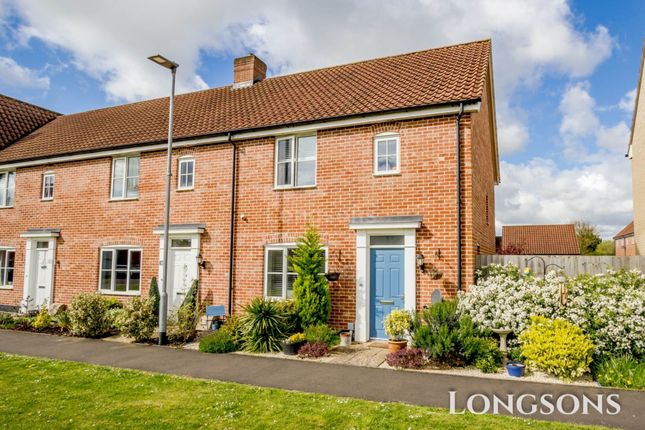 Thumbnail End terrace house for sale in Byfords Way, Watton