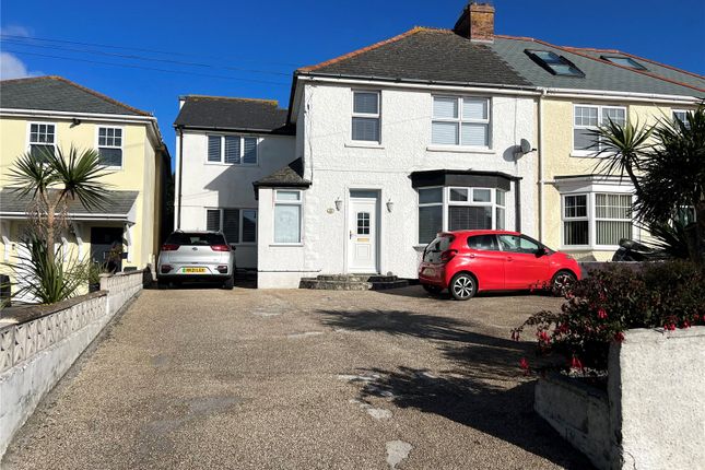 Semi-detached house for sale in Henver Road, Newquay, Cornwall