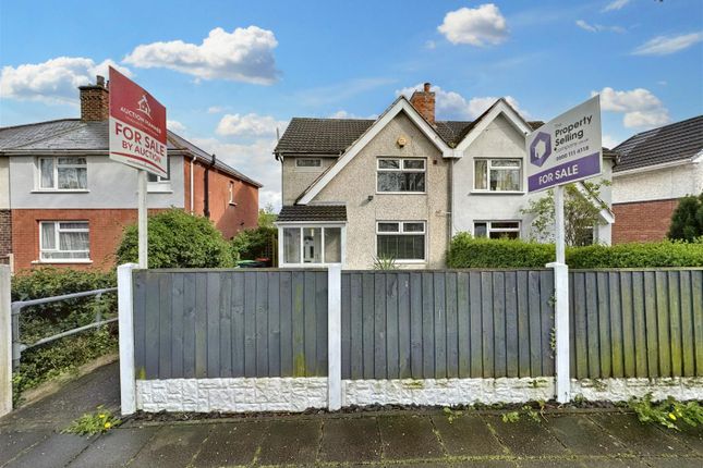 Thumbnail Semi-detached house for sale in Central Avenue, Hucknall, Nottingham