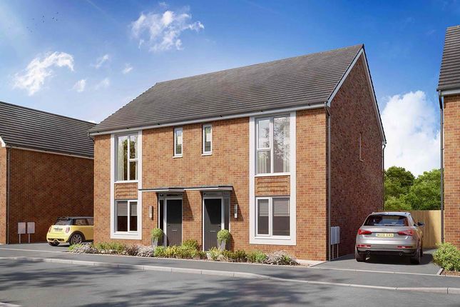 Thumbnail Semi-detached house for sale in The Houghton, St Modwen, Egstow Park, Farnsworth Drive, Clay Cross, Chesterfield, Derbyshire