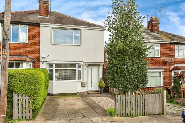 Thumbnail Semi-detached house for sale in Evelyn Drive, Leicester, Leicestershire