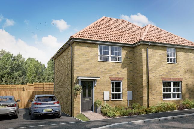 Thumbnail Semi-detached house for sale in "Kenley" at Ackholt Road, Aylesham, Canterbury
