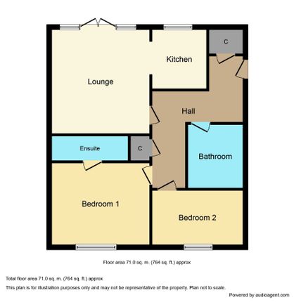 Flat for sale in Taylor Court, Carrville, Durham