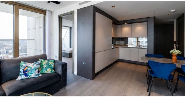 1-bed flat on 2005, One Park Drive, London, £850,000