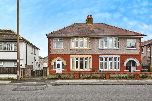Thumbnail Semi-detached house for sale in West End Road, Morecambe, Lancashire