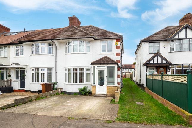 Thumbnail End terrace house for sale in Kew Crescent, Cheam, Sutton