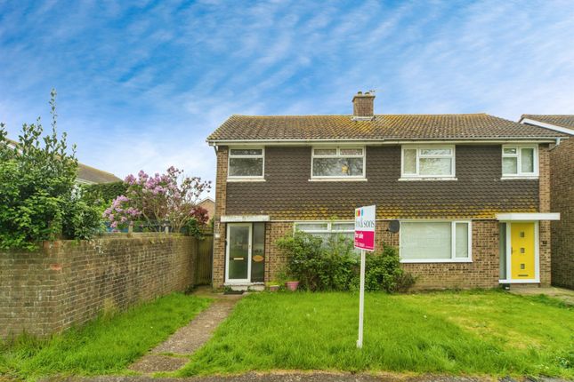 Thumbnail Semi-detached house for sale in Gainsborough Crescent, Eastbourne