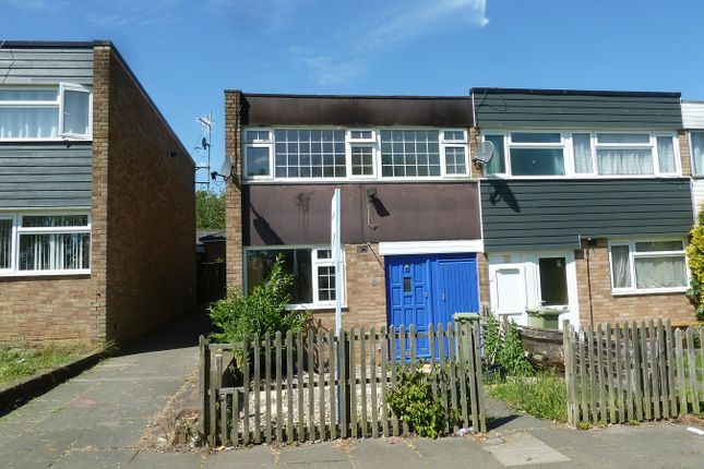 Thumbnail End terrace house to rent in Laidon Close, Bletchley, Milton Keynes