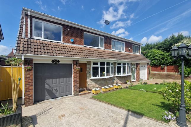 Thumbnail Semi-detached house for sale in Brett Road, Worsley, Manchester
